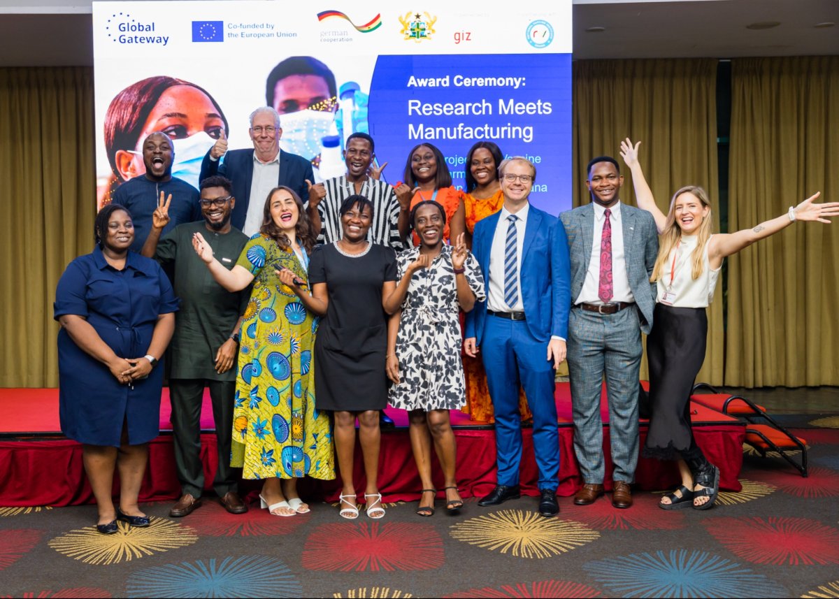 RESEARCH MEETS MANUFACTURING: EUR 2 MILLION AWARDED TO R&D PROJECTS FOR VACCINE AND PHARMACEUTICAL INNOVATION MADE IN GHANA